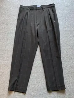 WTAPS TUCK/TROUSERS. チェックパンツ