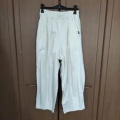 【moz】新品未使用　ワイドパンツ　薄ベージュ系　Mサイズ
