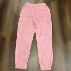 ZARA ピンク パイル地ジョガーパンツ S