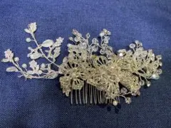 ウエディング ヘアアクセサリー ピアス