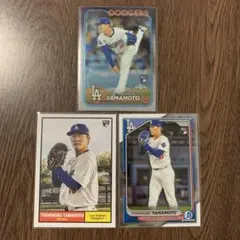 山本由伸　2024 topps RC 3枚セット