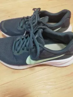 Nike　25cm - カラー: ダークブルー/グリーン ランニングシューズ