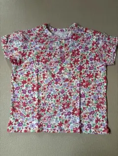 花柄 半袖Tシャツ キッズ服