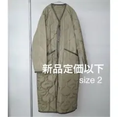 22FW HYKE QUILTED LINER COAT khaki 2
