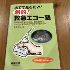 あてて見るだけ!劇的!救急エコー塾 : ABCDの評価から骨折、軟部組織まで、…