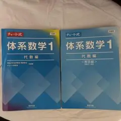 チャート式　体系数学1 代数編　数研出版