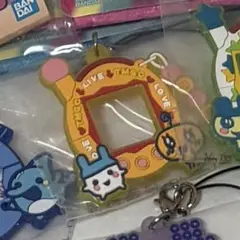 たまごっち一番くじ　F賞きらきらラバーチャーム　めめっち　ヤングみみっち