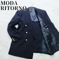 MODA RITORNO 紺ブレ テーラードジャケット 金ボタン ダブルブレスト