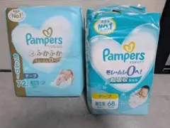 Pampers 新生児用 おむつ 72枚&68枚×2セット