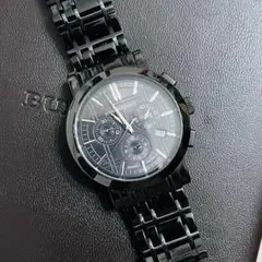 【美品】Burberryバーバリー 時計 ブラック BU1373