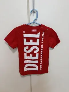 DIESEL ロゴ Tシャツ 24-36ヶ月 レッド