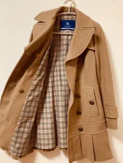 ❁ 美品 ❁ BURBERRY Blue label ダブル プリーツ コート