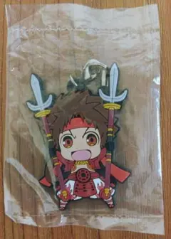 真田幸村 １個 ● まめ 戦国BASARA ラバーストラップ