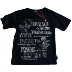 punk　gimmick tshirt archive Black