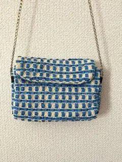 Maria La Rosa 編み込みクラッチバッグ5200円⇨