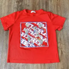 ウルトラヒーローズ　Tシャツ 赤　120センチ