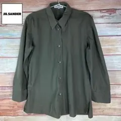 【ハイブラ】JIL SANDER ジルサンダー 長袖 シャツ カーキ