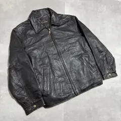 ST JOHN'S BAY セントジョンズベイ レザージャケット　革ジャン　黒