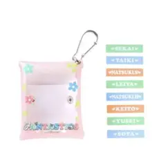 BUTTERFLY ネームステッカー付きクリアケース　FANTASTICS