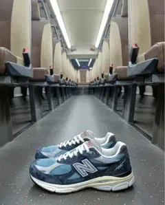 NEW BALANCE M990TE3 NAVY BLUE レディース24cm