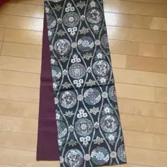 正絹帯地 センターラグ