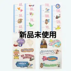 【新品】ウォールステッカー　ディズニーリゾート　ランド　シー　子供部屋　身長計