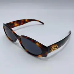 GUCCI グッチ サングラス ブラウン 鼈甲 ゴールド ベッコウ GG ロゴ
