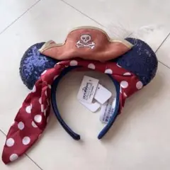 新品未使用♡上海ディズニー♡海賊風カチューシャ♡パイレーツ♡