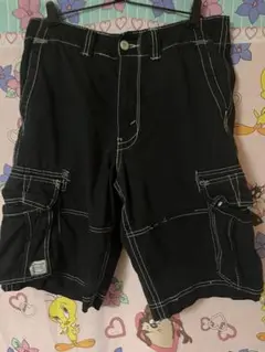 90年代 ブラックハーフパンツ