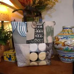 ミナペルホネン生地トートバッグ