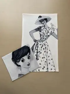 中原淳一　布絵モチーフ　no8