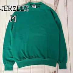 【美品】 JERZEESグリーン スウェット Mサイズ