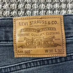 Levi's 502ダークグレー W30 L32