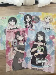 バンドリ クリアファイル 全種キャラクタークリアファイル 5枚セット