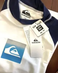 新品タグ付きQuiksilver ラッシュガード 半袖 150