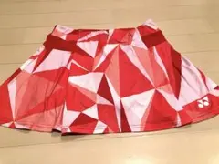 YONEX、ヨネックス、レディース、スコート、赤、サイズM