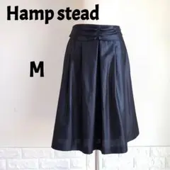 【日本製】ハムステッド　Hamp stead　フレアスカート　ブラック　38　M