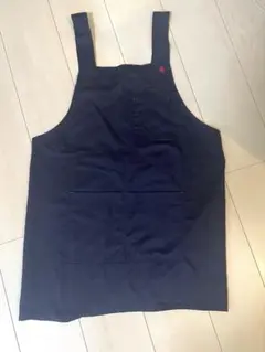 POLO ネイビーエプロン 前面ポケット付き