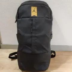 JORDAN　ジョーダン　バックパック　リュック　ブラック×ゴールド