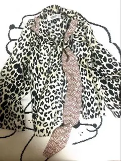 美品＊希少 LA PRESTIC OUISTON シルク切替　シャツ　ストライプ 美品】希少 LA PRESTIC OUISTON シルク100%シャツ 切替