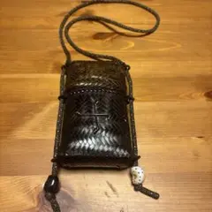 天然素材　タバコ　小物入れ