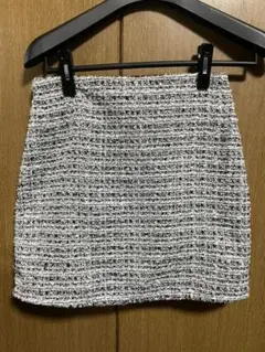 ツイード　ミニスカート
