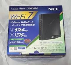 NEC Aterm 7200D8BE Wi-Fi 7ルーター