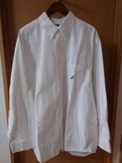 NAUTICA オックスフォードシャツ XL 白