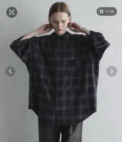 loose old tartan check shirt / remer