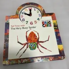 Tell Time with The Very Busy Spider 英語絵本