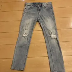 GU ダメージジーンズ　レディース