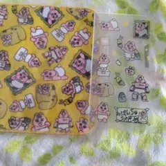 ☆新品未使用　おぱんちゅうさぎ展　ハンドタオル　限定クリアシール