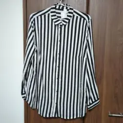 h&m　ストライプシャツ