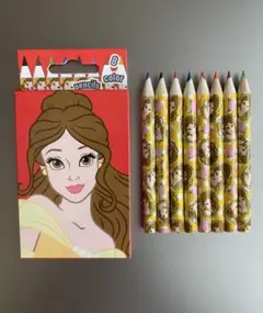 《未使用》美女と野獣 ベル 8色 えんぴつ